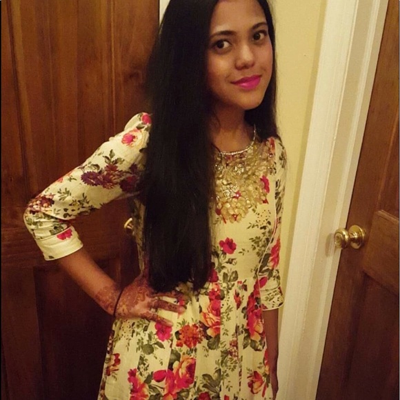 Pink salwar kamiz/gown - Picture 4 of 5